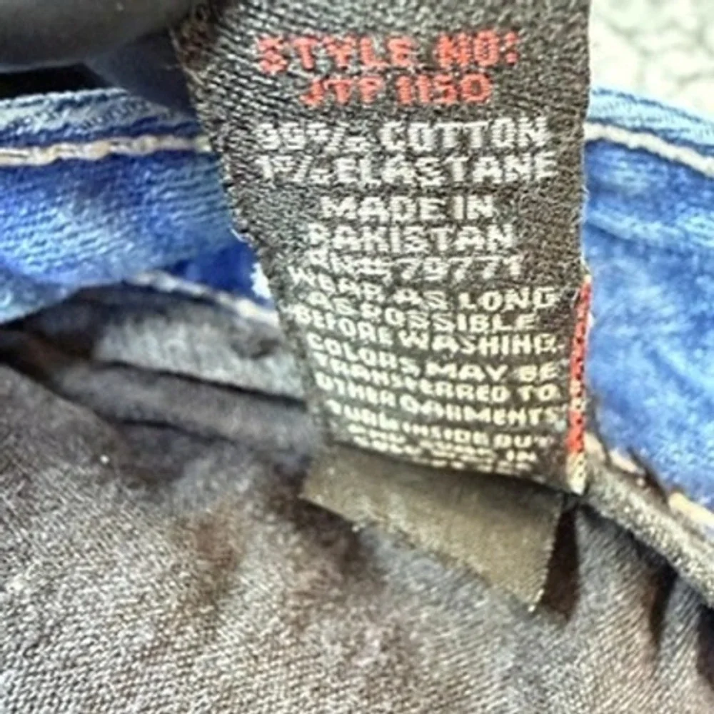 Jordan Craig Jeans Mens 42 Blue‎ Distressed Frayed Martin Stacked JTP1150